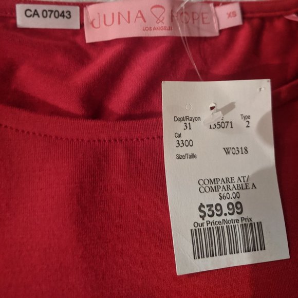 Juna Hope Red Summer Dress - Picture 2 of 4